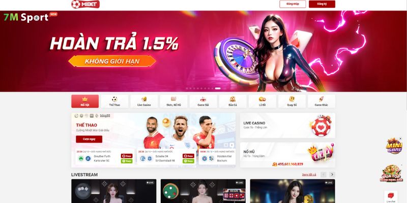 Hoàn trả 1.5% là danh mục khuyến mãi được nhiều người yêu thích