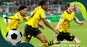 Đội hình dự kiến trước trận Dortmund vs St. Pauli
